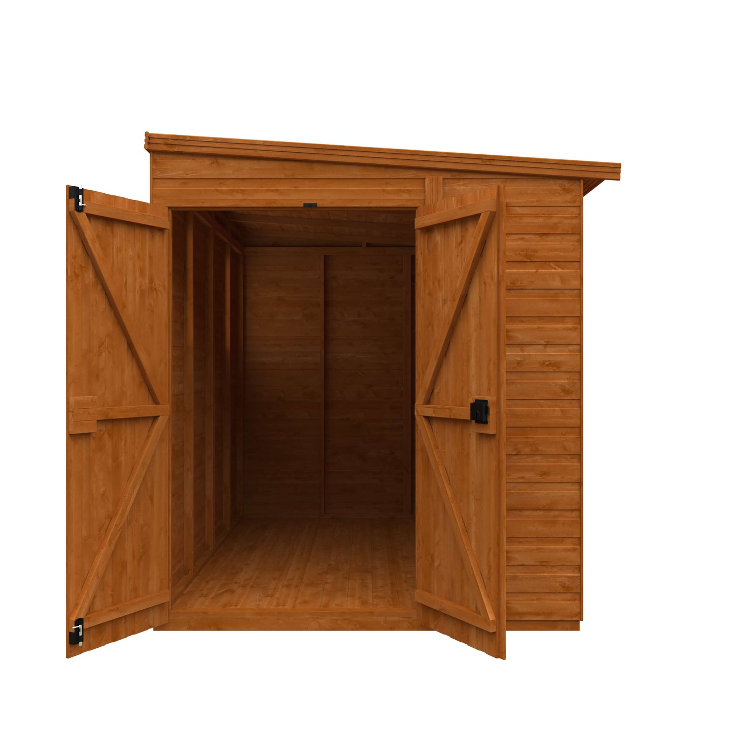 8x6 Double Door Windowless Flex Pent