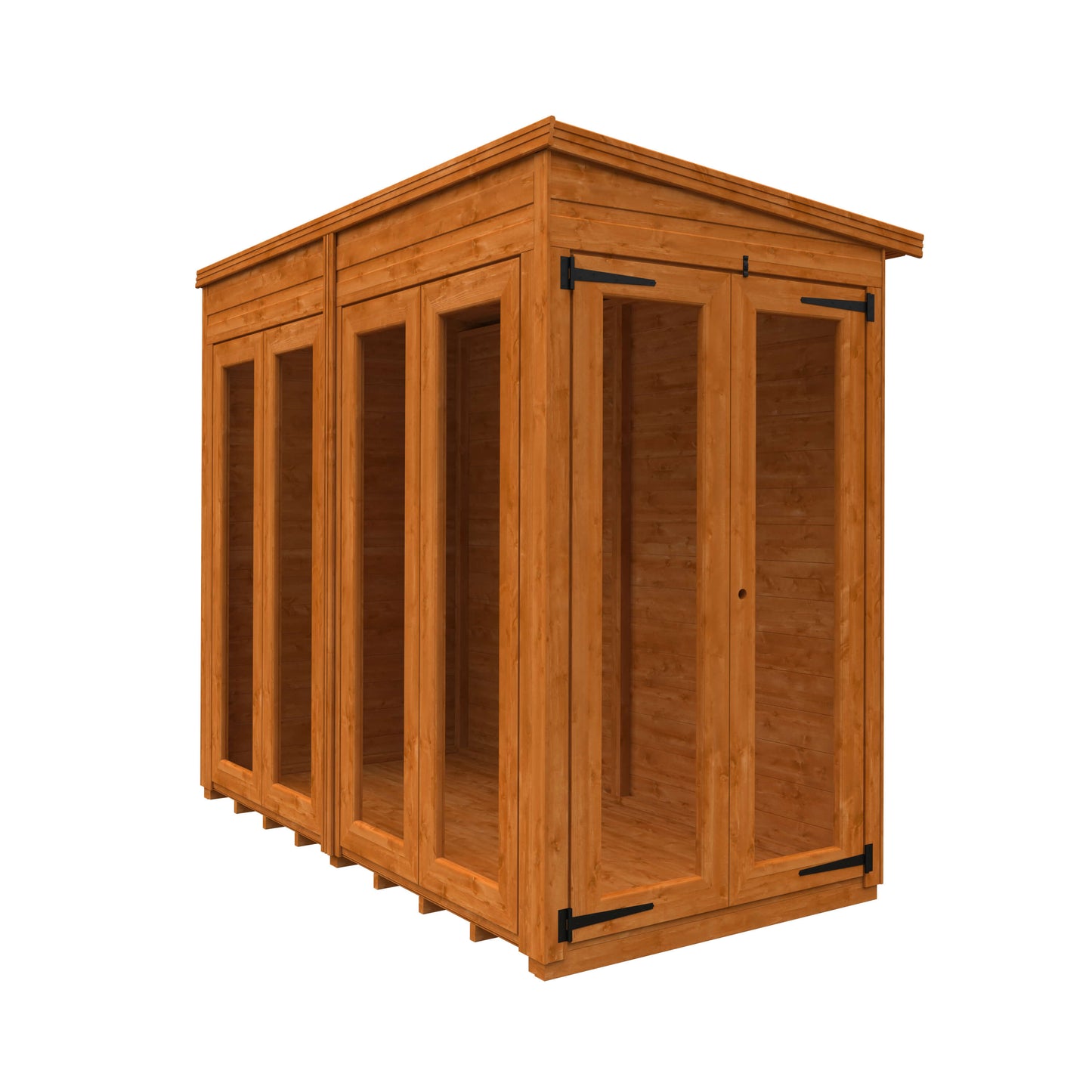 8x4 Full Pane Flex Pent Summerhouse