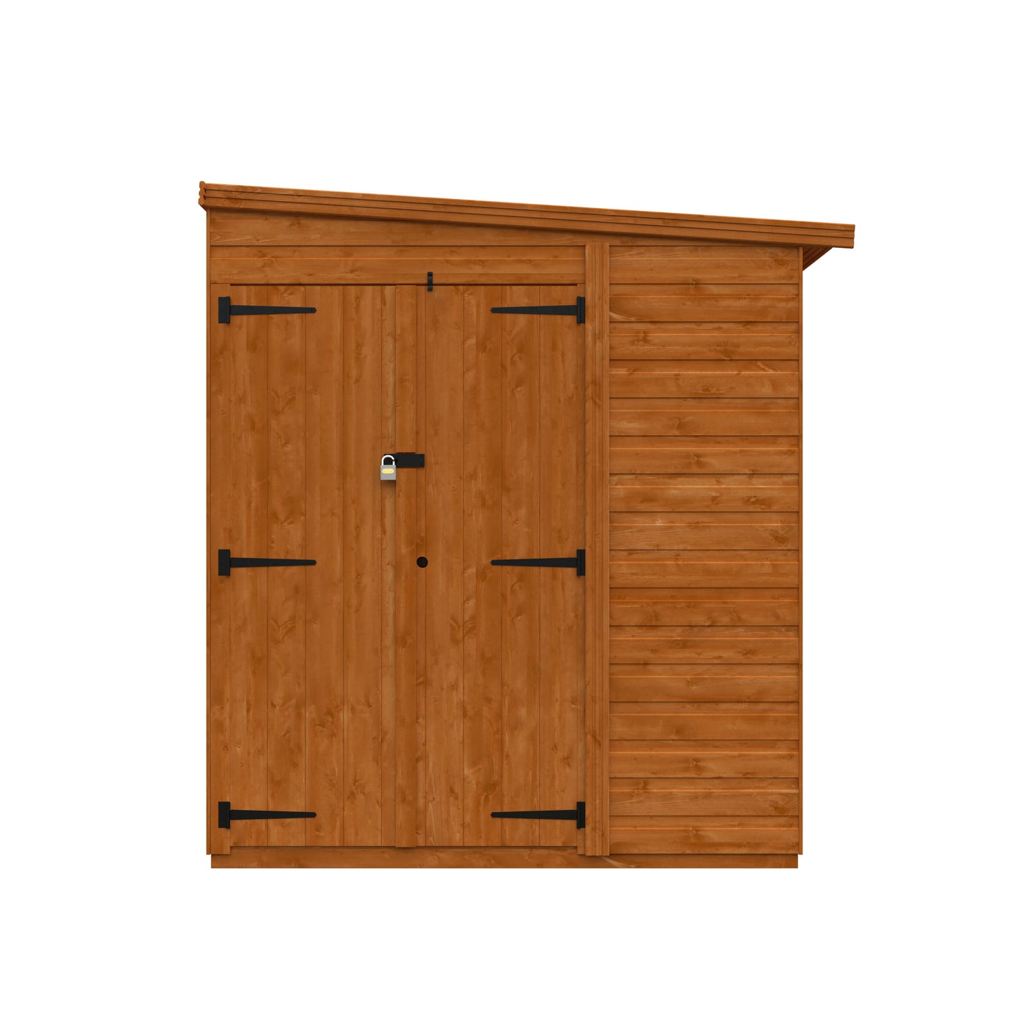 8x6 Flex Pent Security Double Door