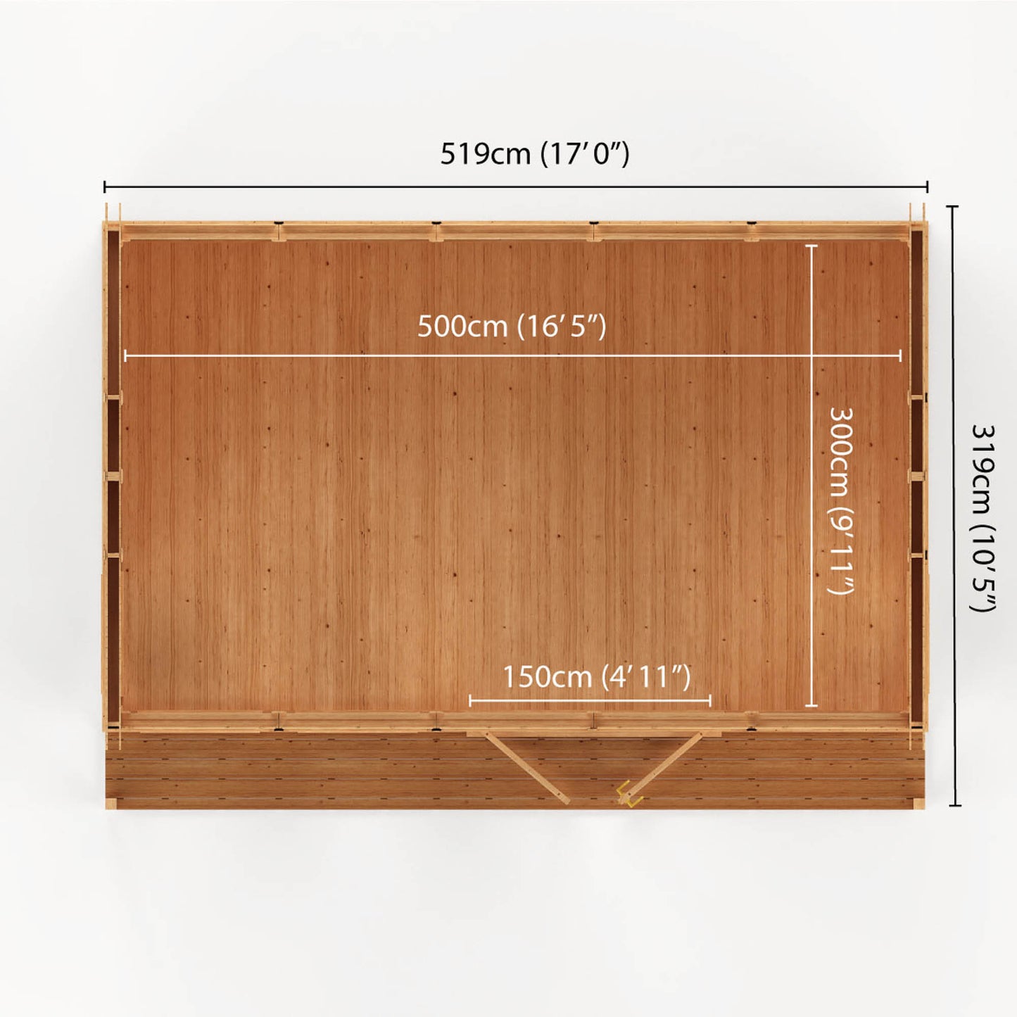 Mercia Sherwood Thoresby 5mx3m Insulated Garden Room