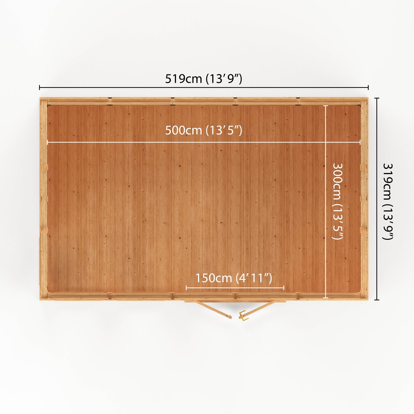 Mercia Sherwood Rufford 5mx3m Insulated Garden Room