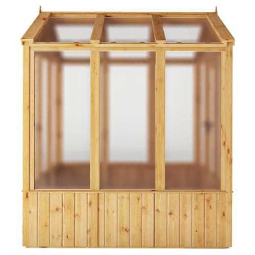 Mercia 6 x 6 Woodsman Apex Greenhouse - Polycarbonate