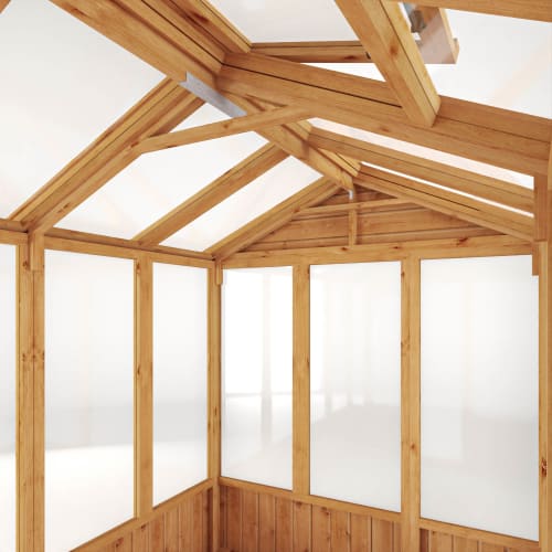 Mercia 8 x 6 Woodsman Apex Greenhouse - Styrene