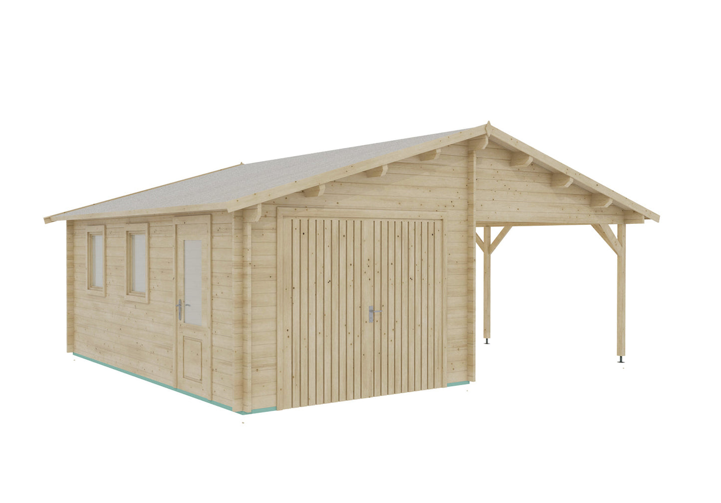 Shire Garage+Carport 6,8x5,6