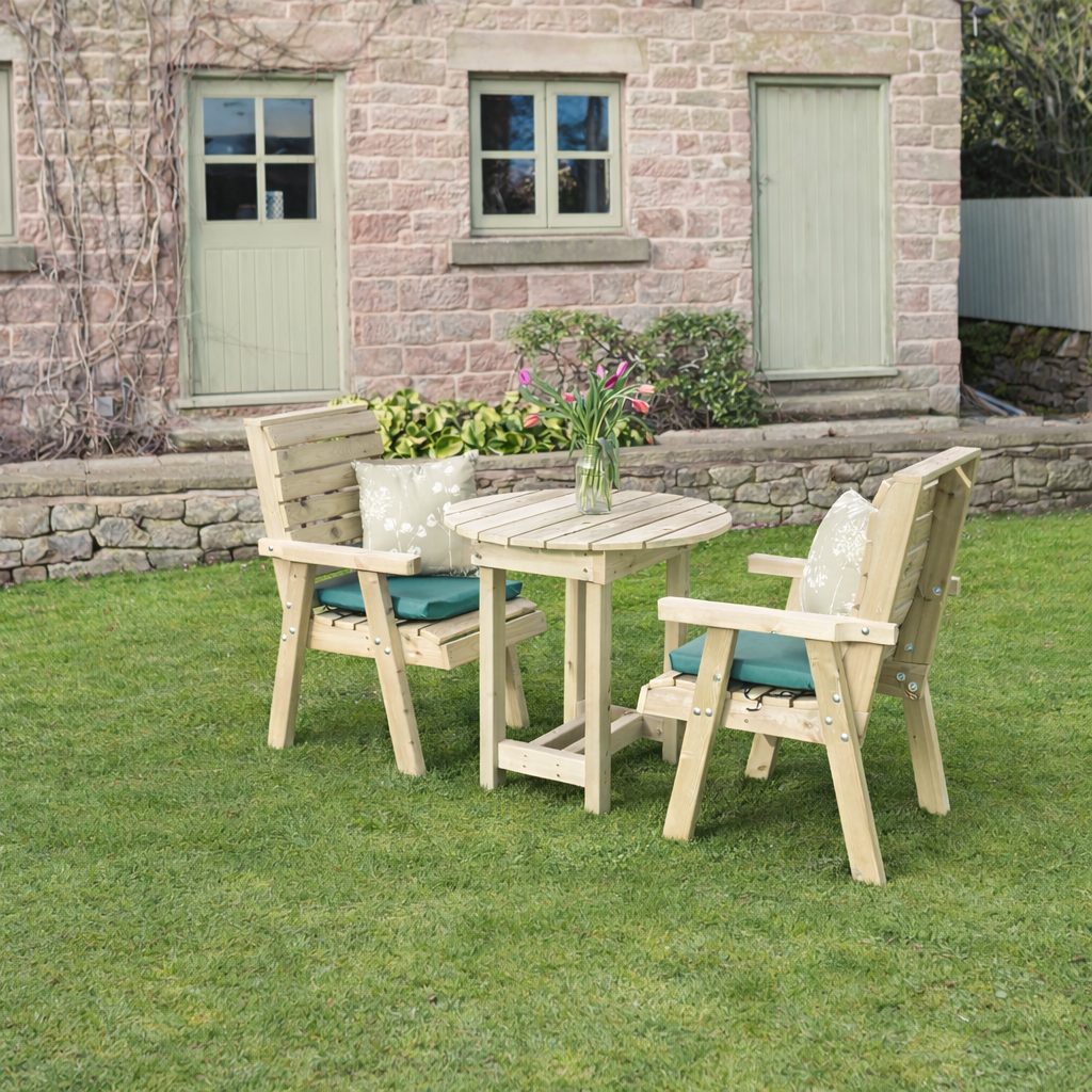 Churnet Valley Clover Bistro Table Set - 2C