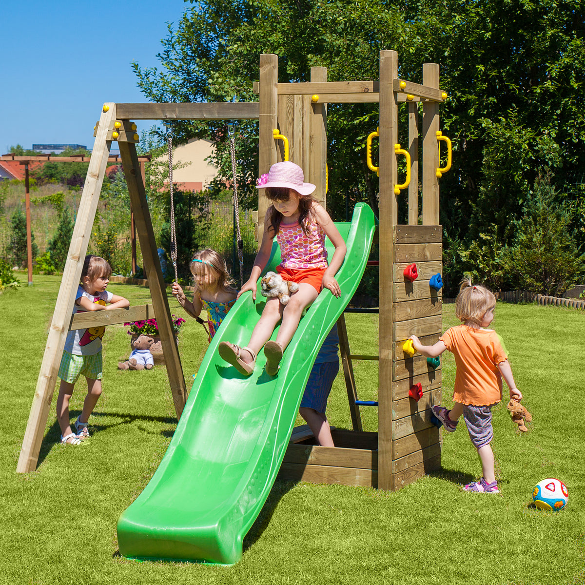 Shire Rumble Ridge Rock Wall with single swing (Funny 3)