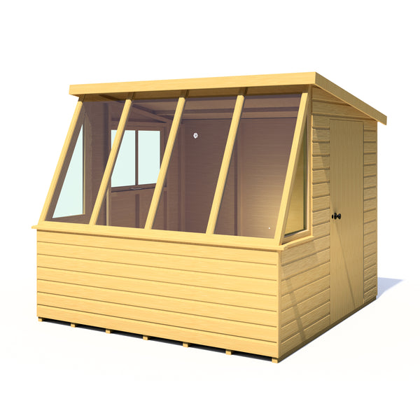 Shire Potting Shed (Iceni) 8x8 Style B Loglap