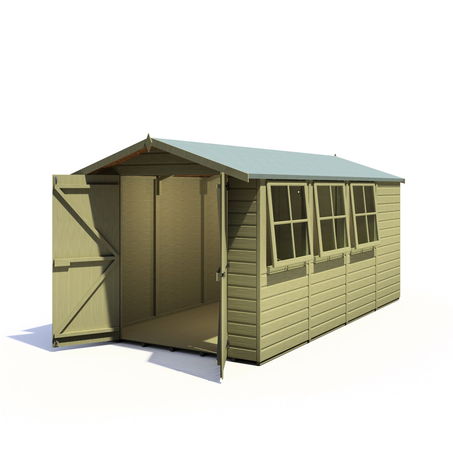 Shire Jersey Pressure treated 13x7 Double Door