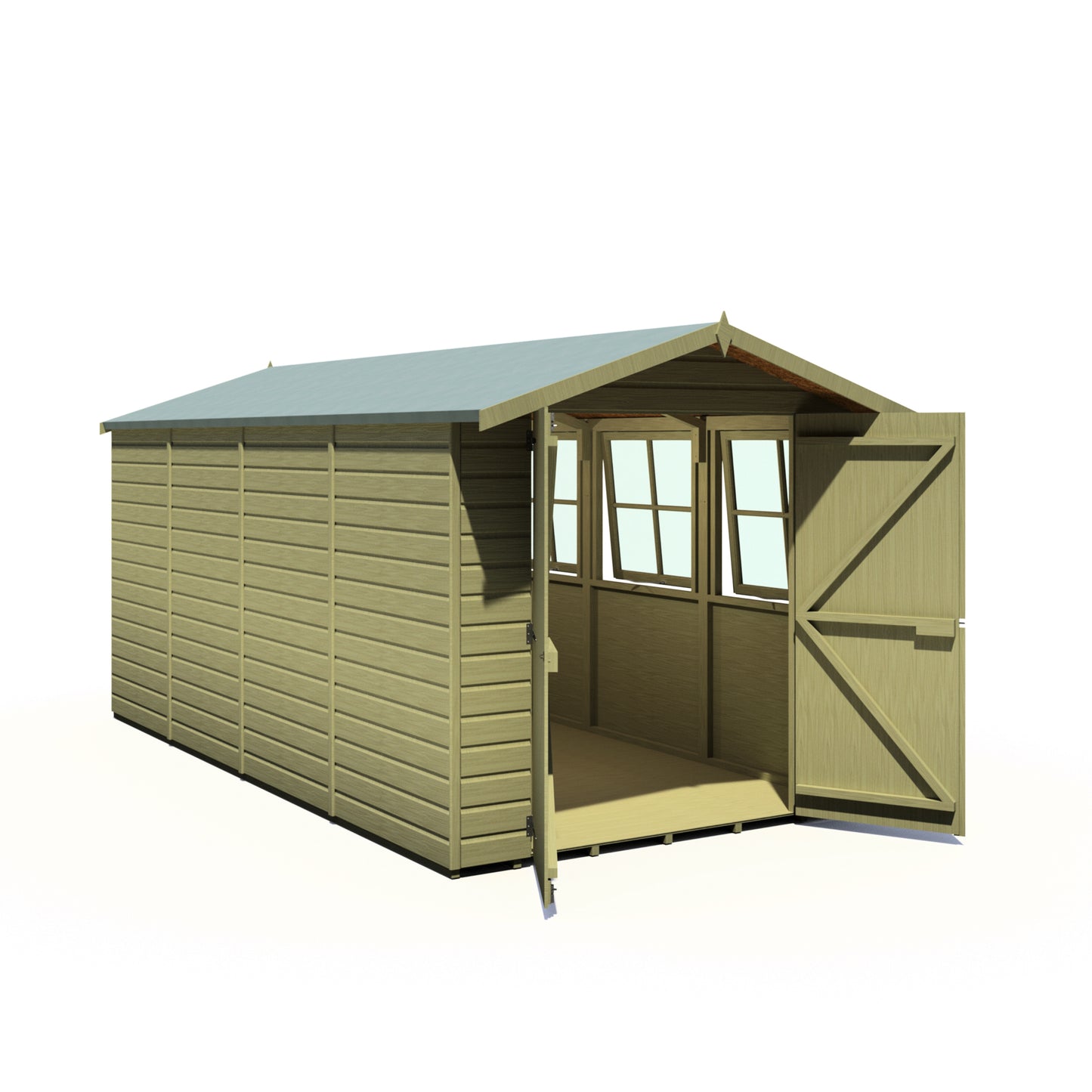 Shire Jersey Pressure treated 13x7 Double Door