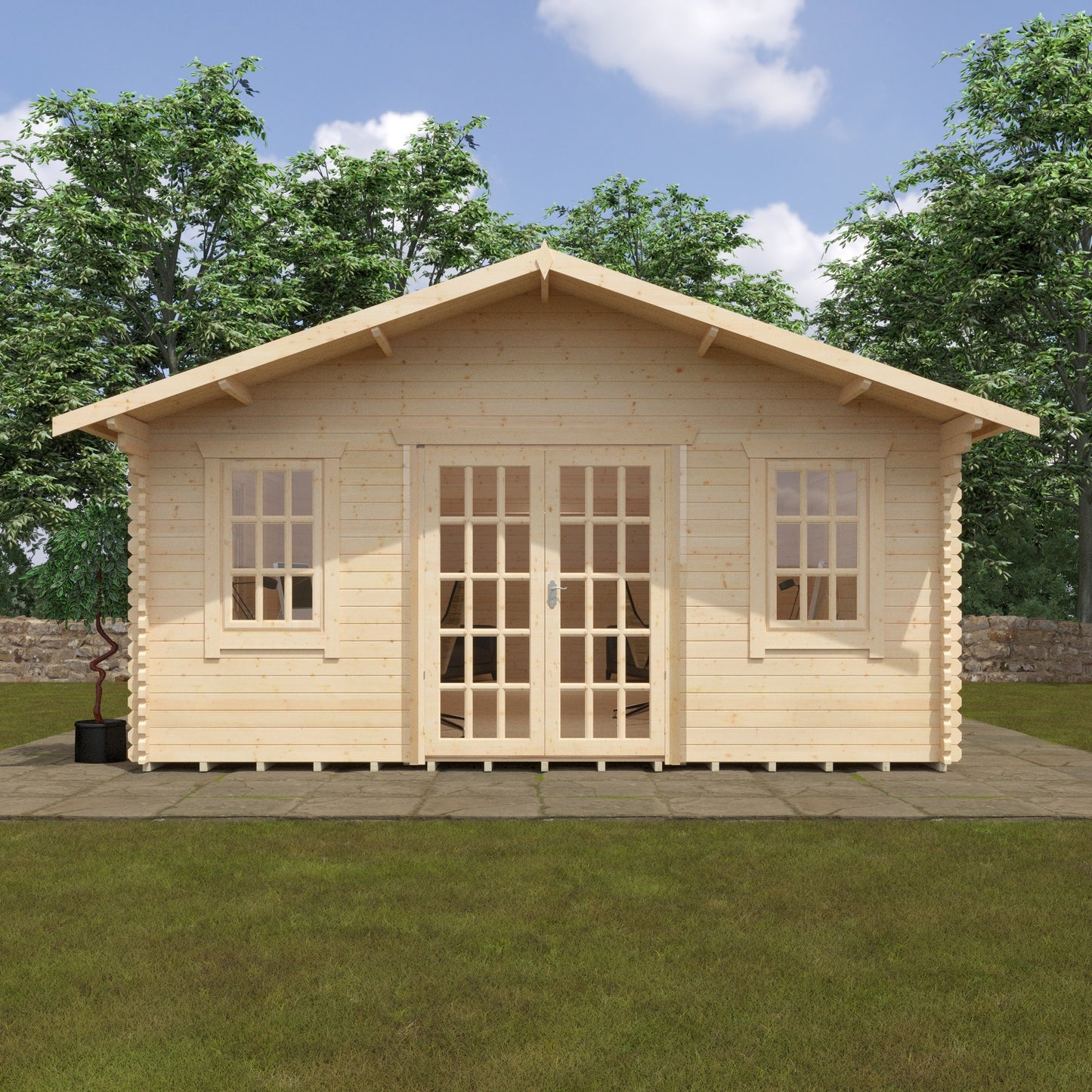 30x18 Kensington 44mm Log Cabin