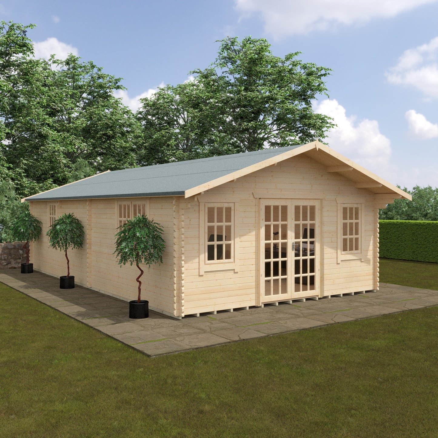 30x18 Kensington 44mm Log Cabin