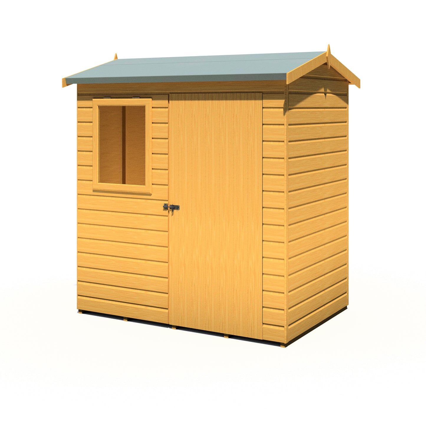 Shire Lewis 6x4 Single Door Loglap Reverse Style C
