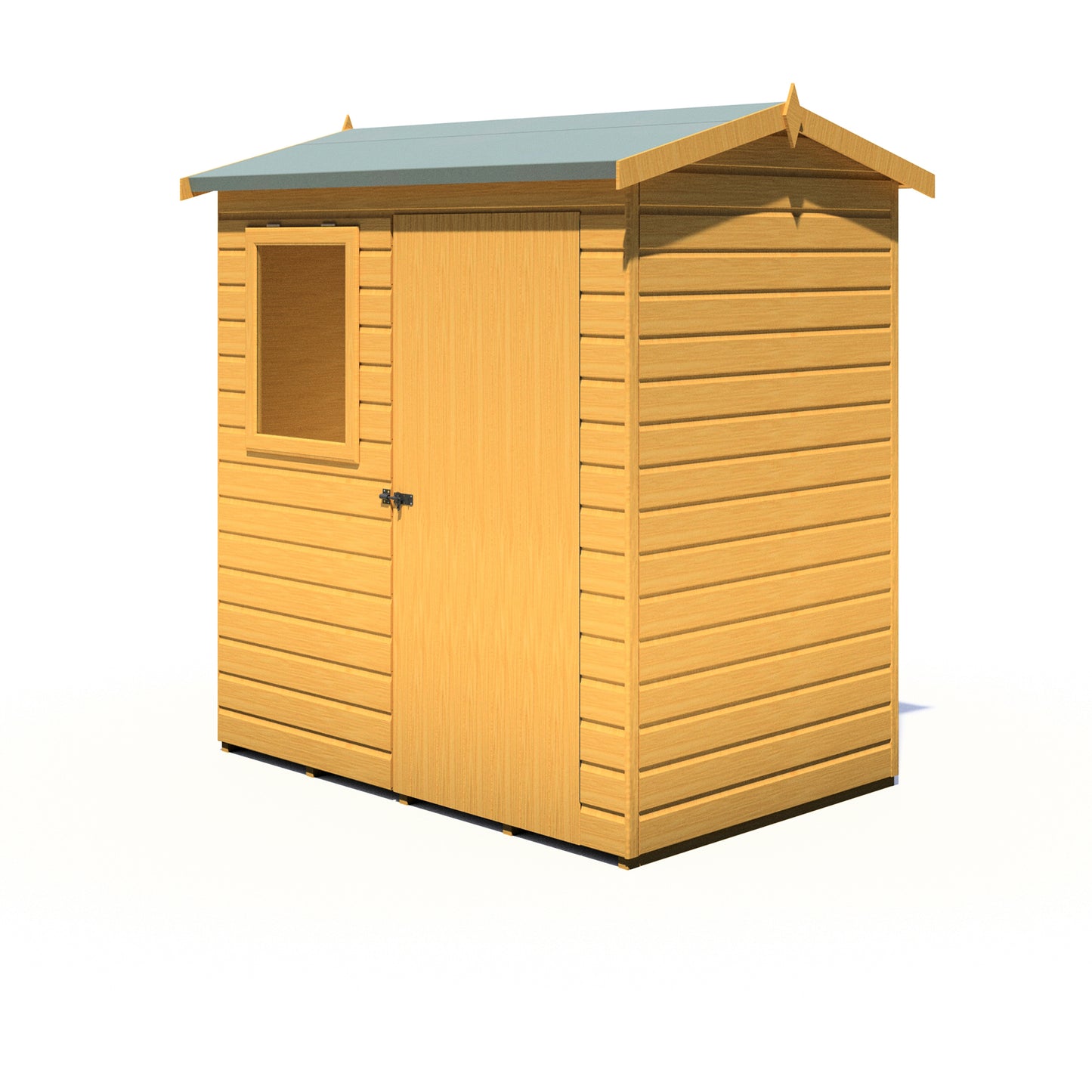Shire Lewis 6x4 Single Door Loglap Reverse Style C