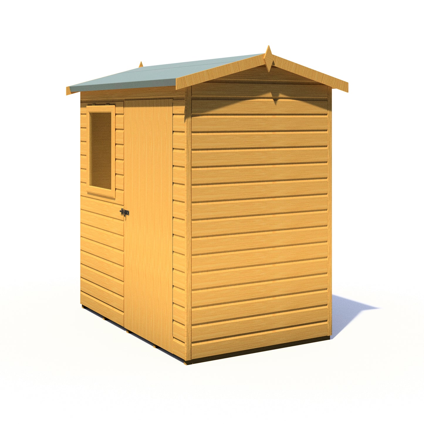 Shire Lewis 6x4 Single Door Loglap Reverse Style C
