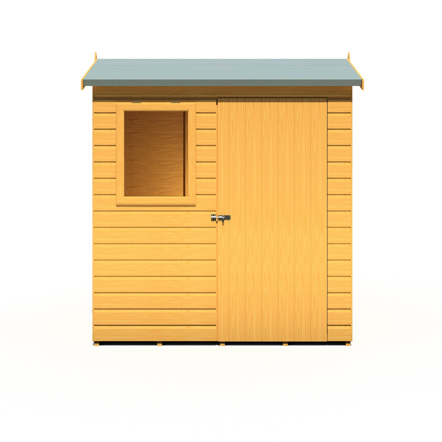 Shire Lewis 6x4 Single Door Loglap Reverse Style C
