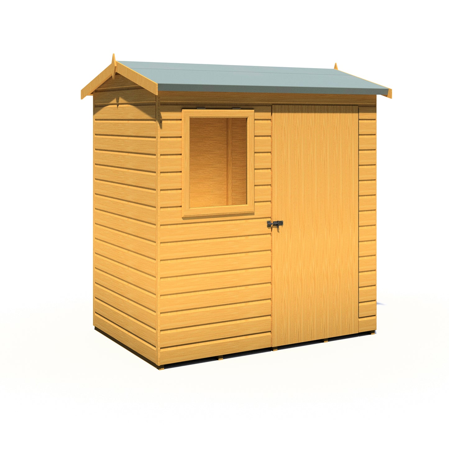 Shire Lewis 6x4 Single Door Loglap Reverse Style C