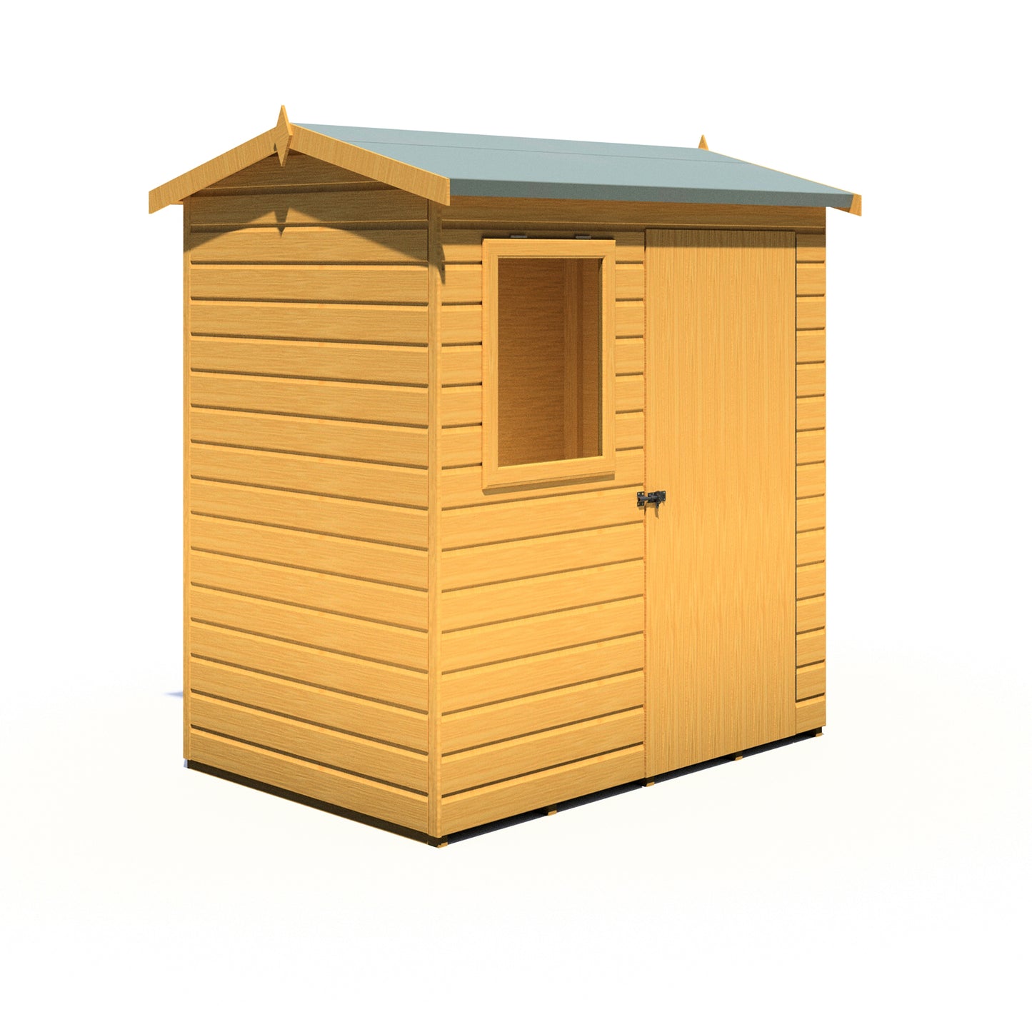 Shire Lewis 6x4 Single Door Loglap Reverse Style C