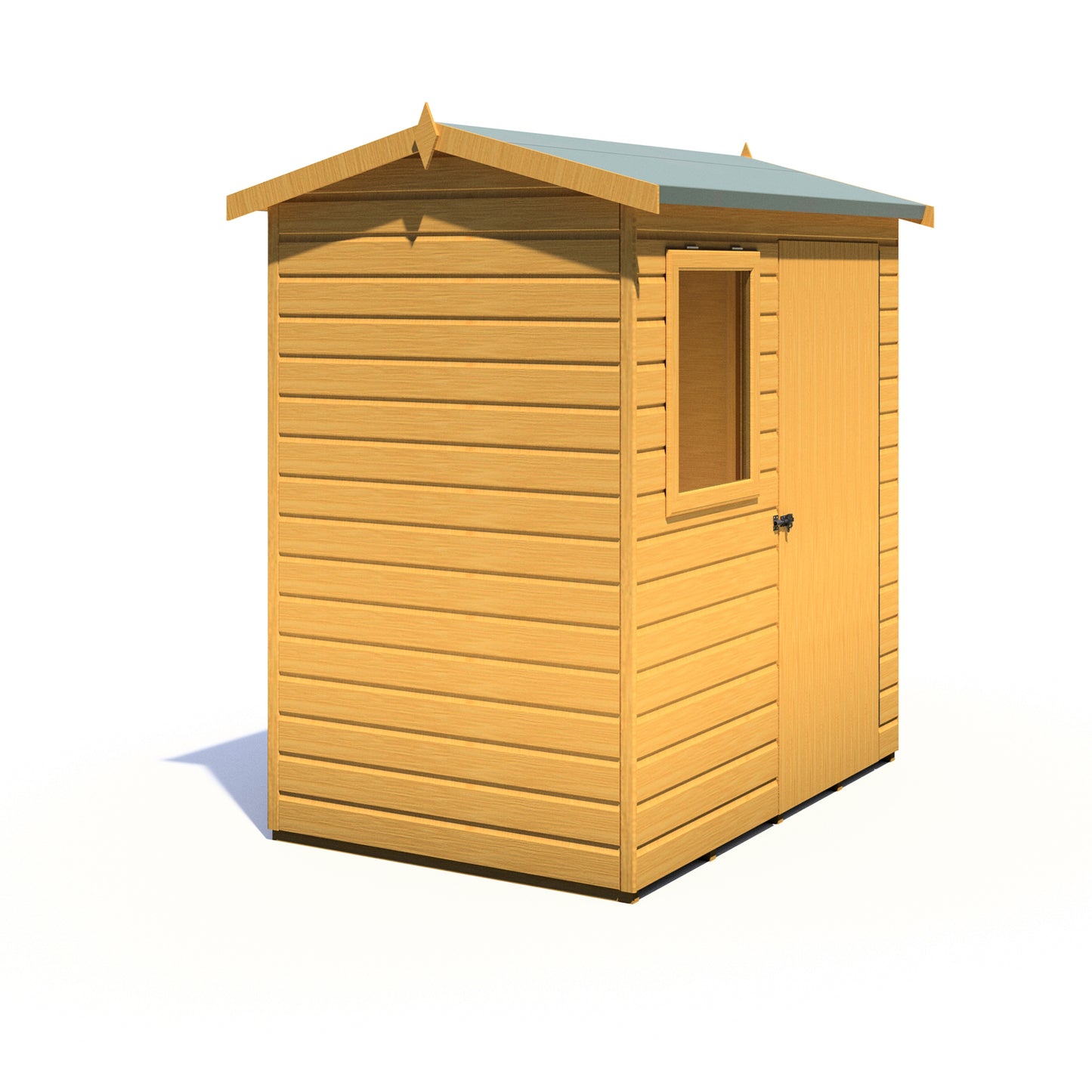 Shire Lewis 6x4 Single Door Loglap Reverse Style C