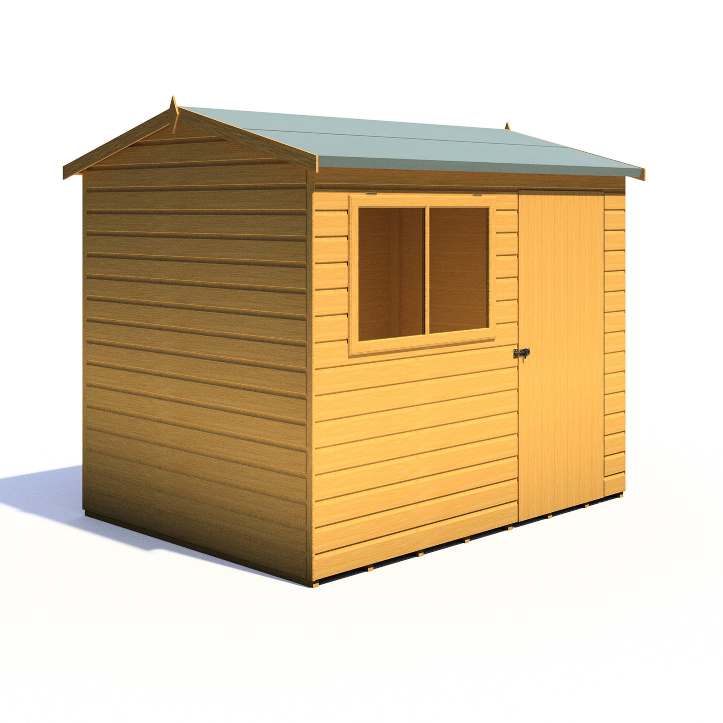 Shire Lewis 8x6 Single Door Loglap Reverse Style C