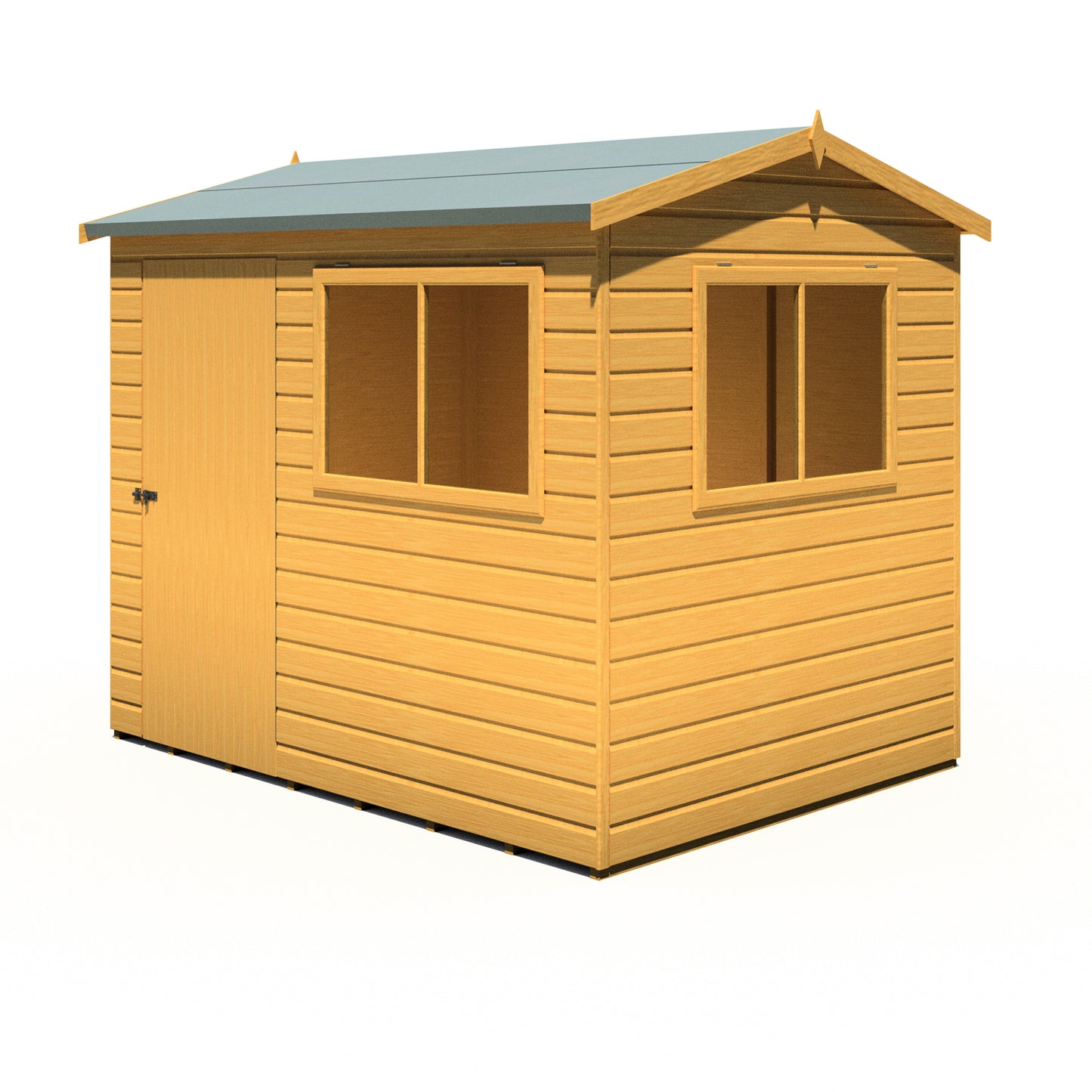 Shire Lewis 8x6 Single Door Loglap Reverse Style D