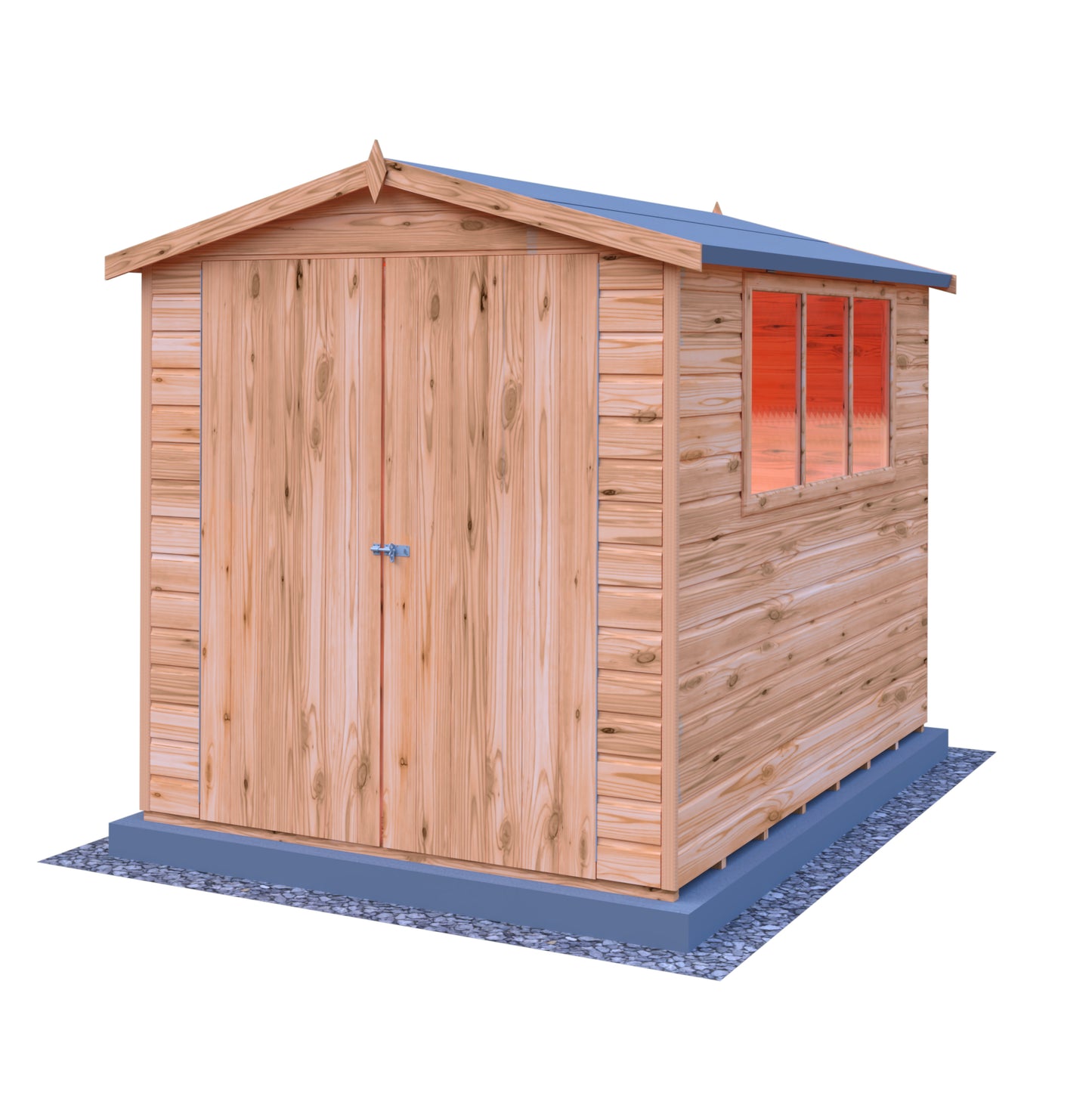 Shire Lewis 8x6 Double Door Loglap