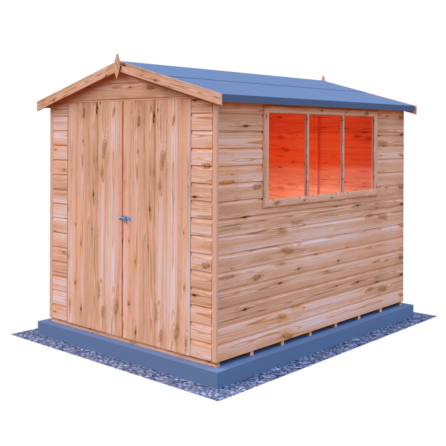 Shire Lewis 8x6 Double Door Loglap