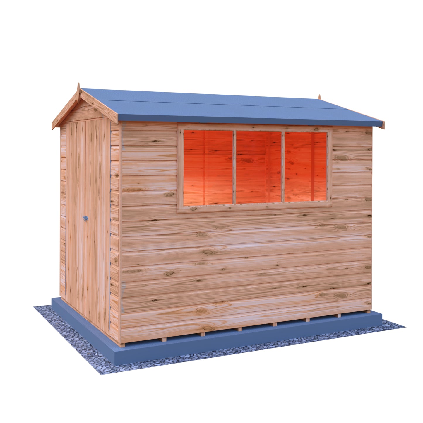 Shire Lewis 8x6 Double Door Loglap