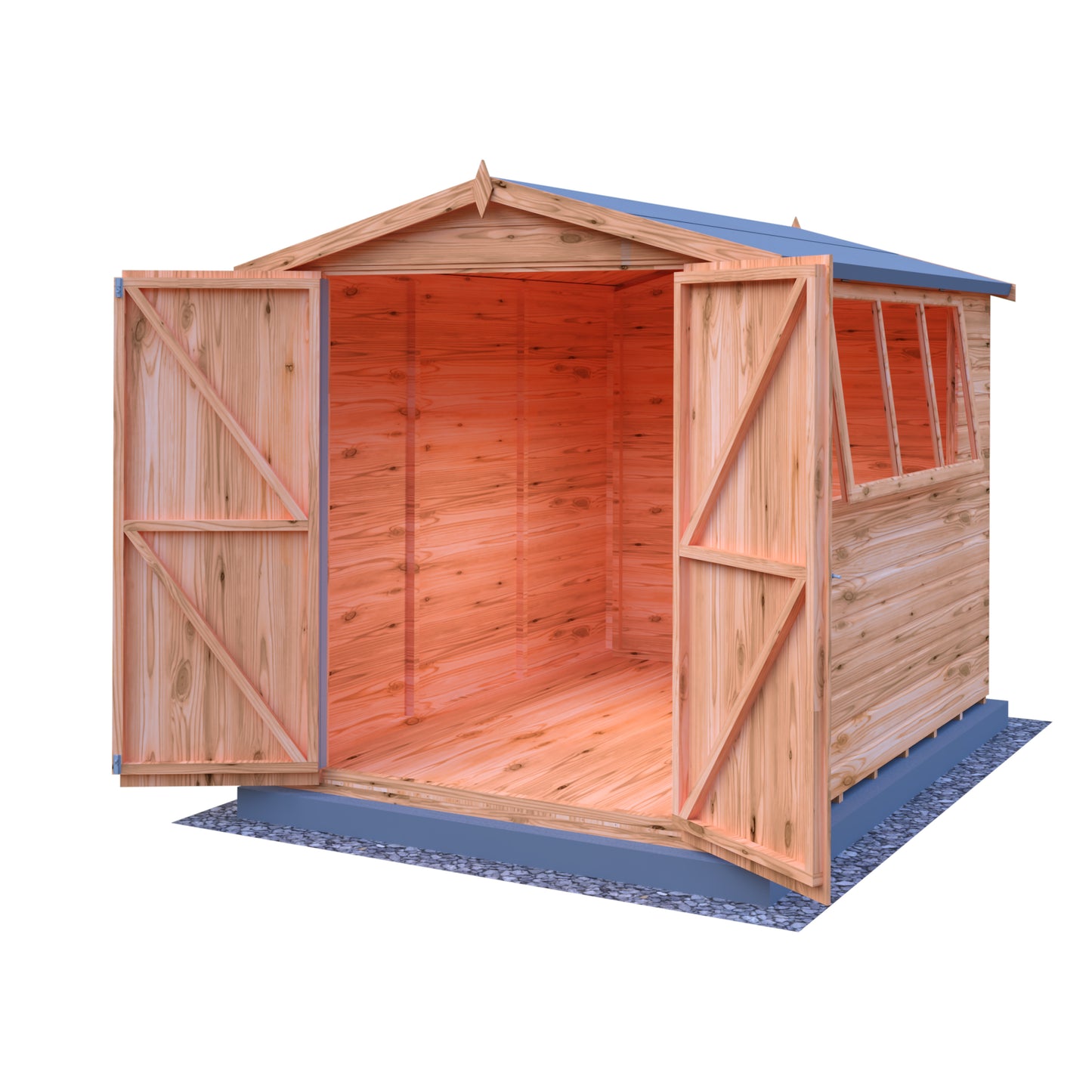 Shire Lewis 8x6 Double Door Loglap