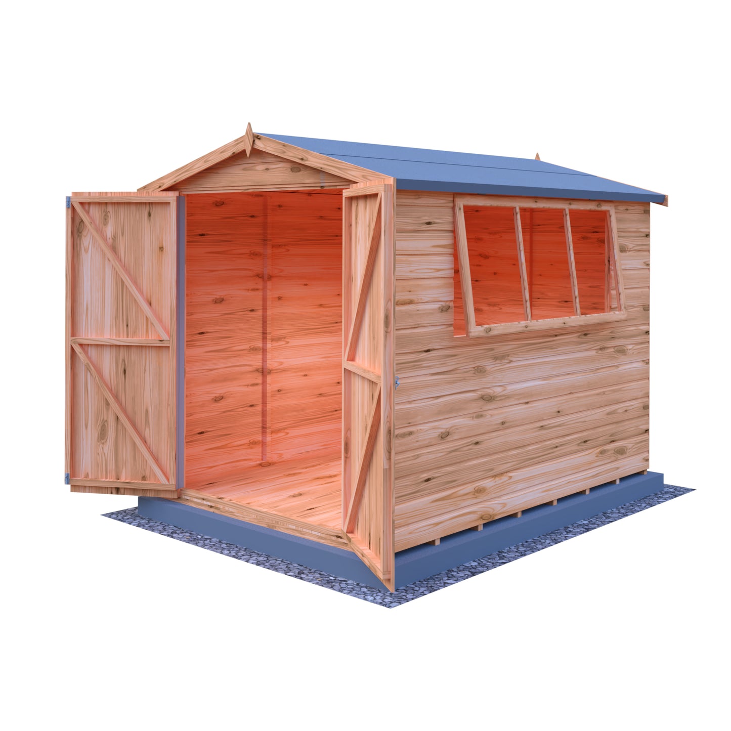 Shire Lewis 8x6 Double Door Loglap