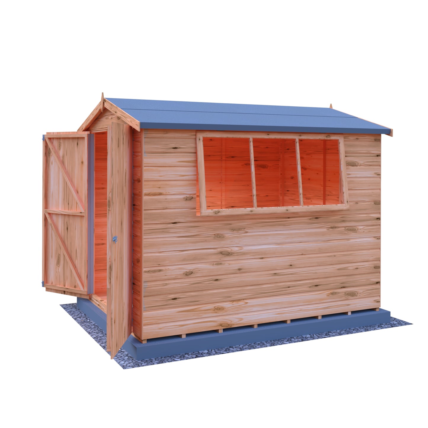 Shire Lewis 8x6 Double Door Loglap
