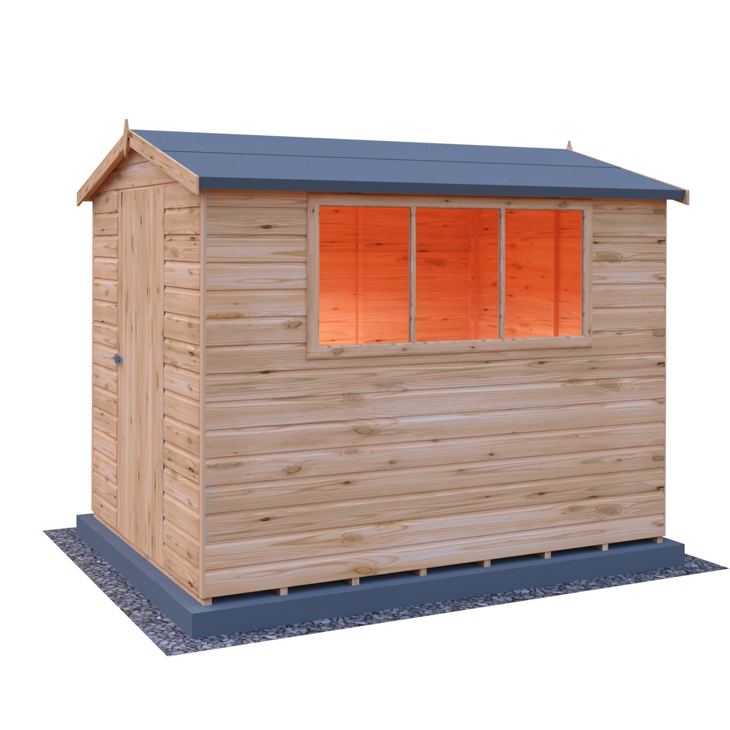 Shire Lewis 8x6 Single Door Shiplap