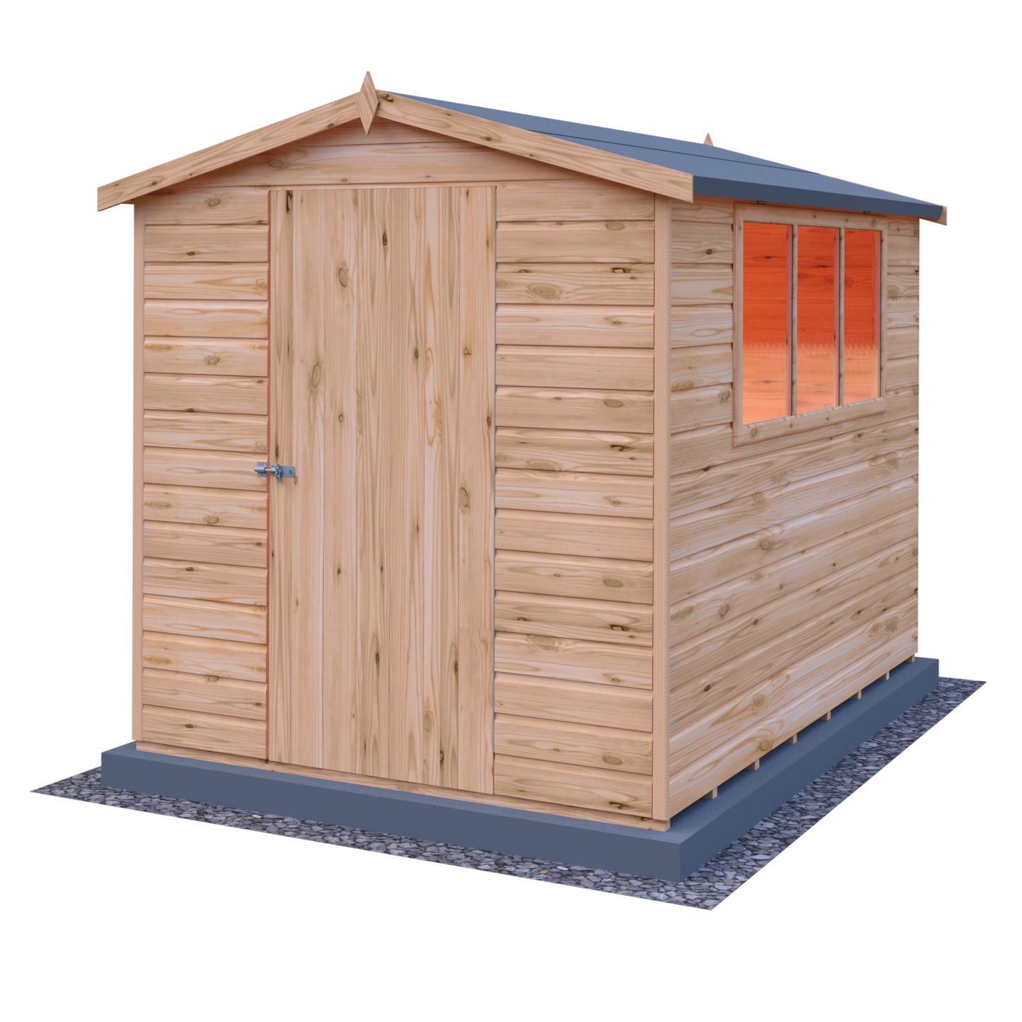 Shire Lewis 8x6 Single Door Shiplap