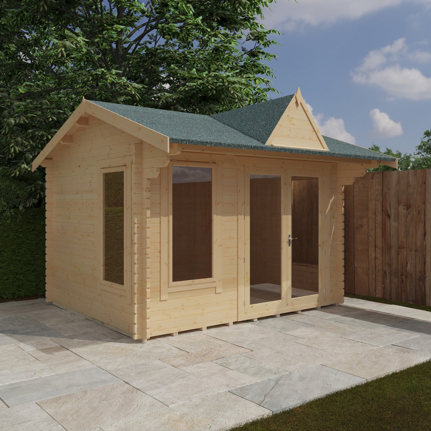 12x10 Leyton 44mm Log Cabin