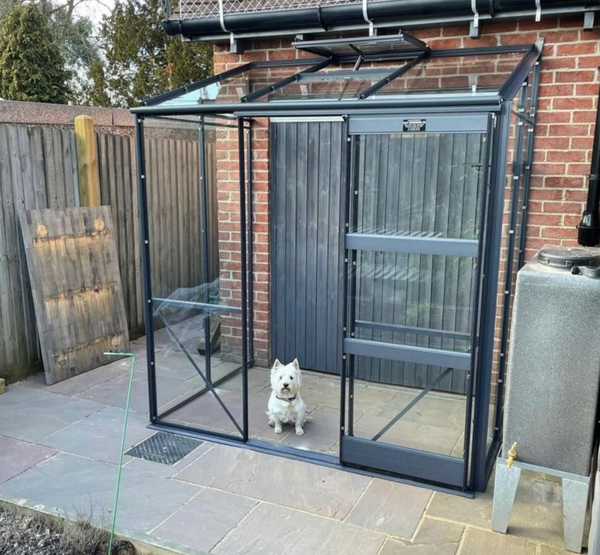 Elite Kensington 4ft x 6ft Lean To Greenhouse