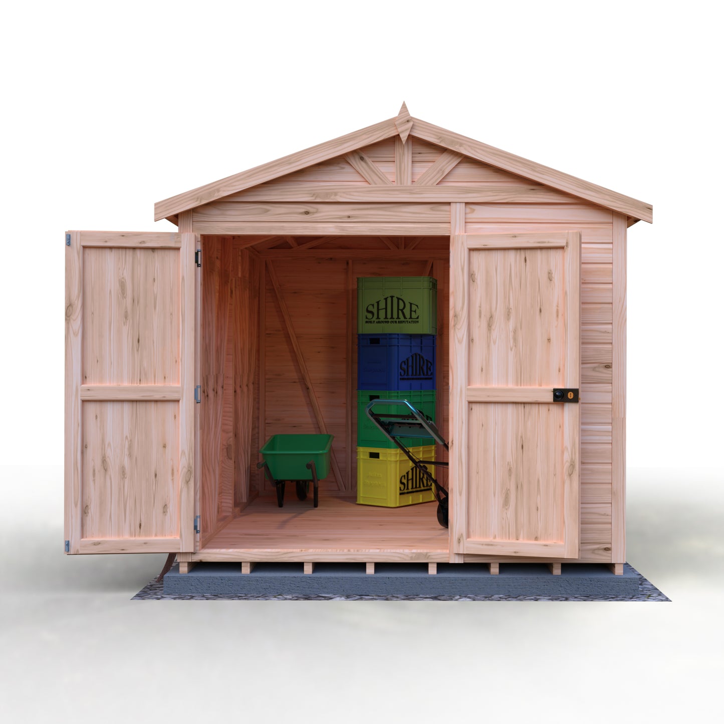 Shire Mammoth 10x8 Double Door Loglap