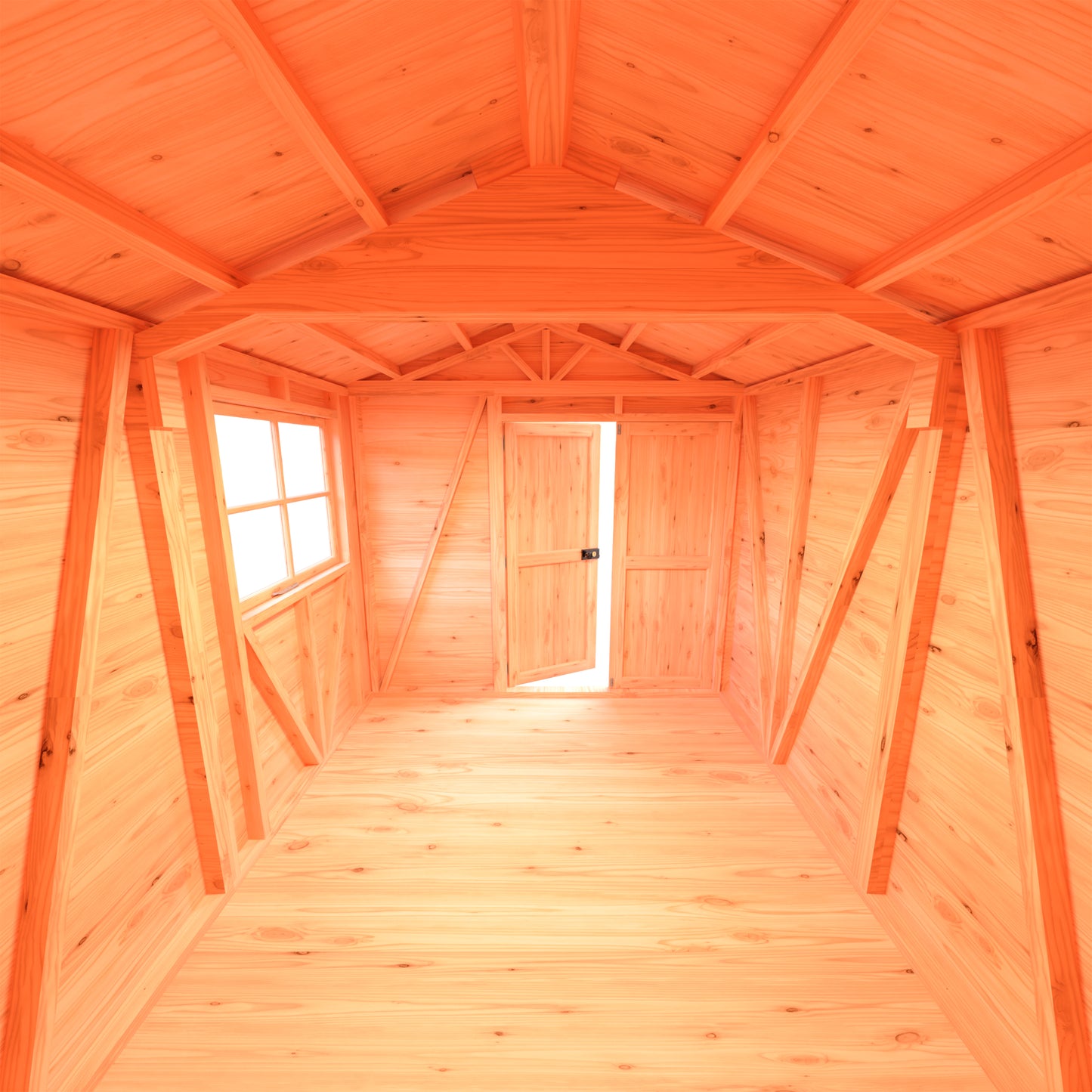 Shire Mammoth 10x8 Double Door Loglap