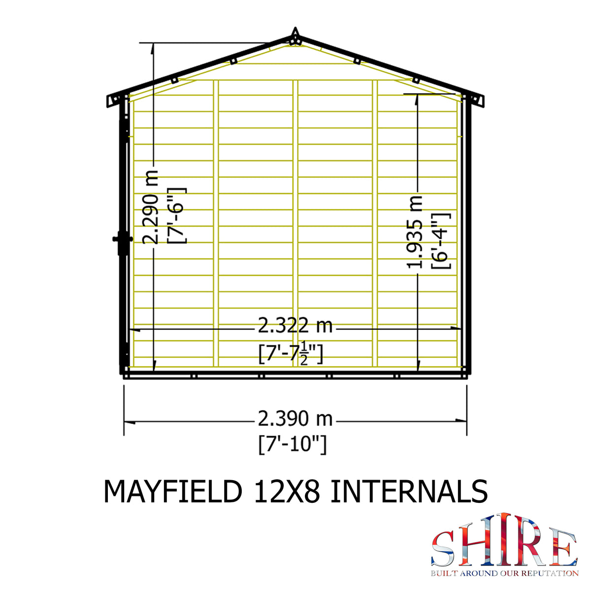 Shire Mayfield 12x8