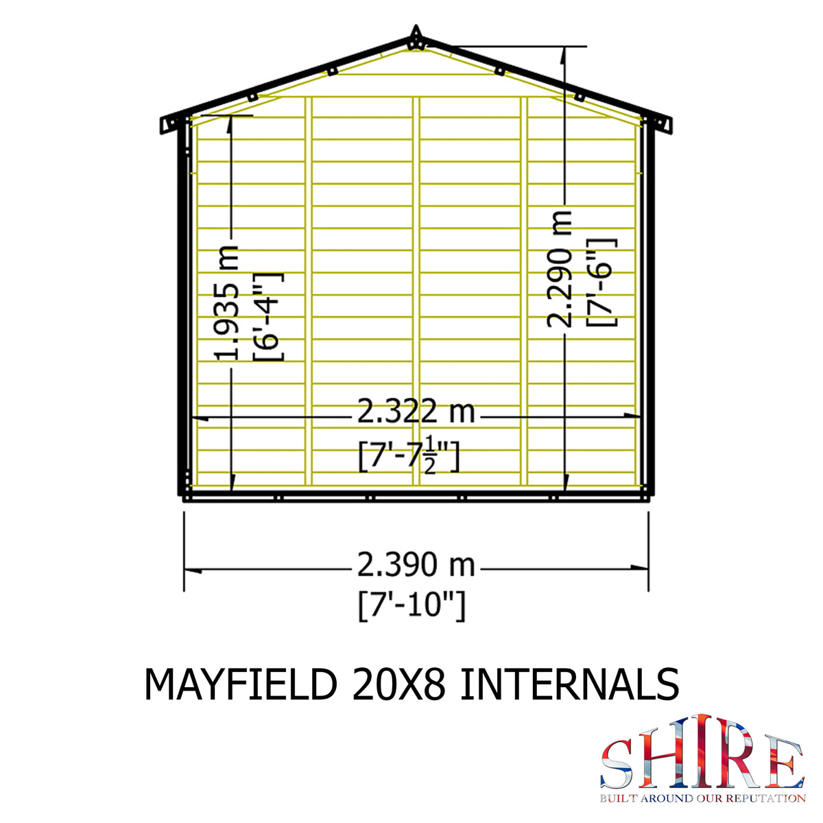 Shire Mayfield 20x8