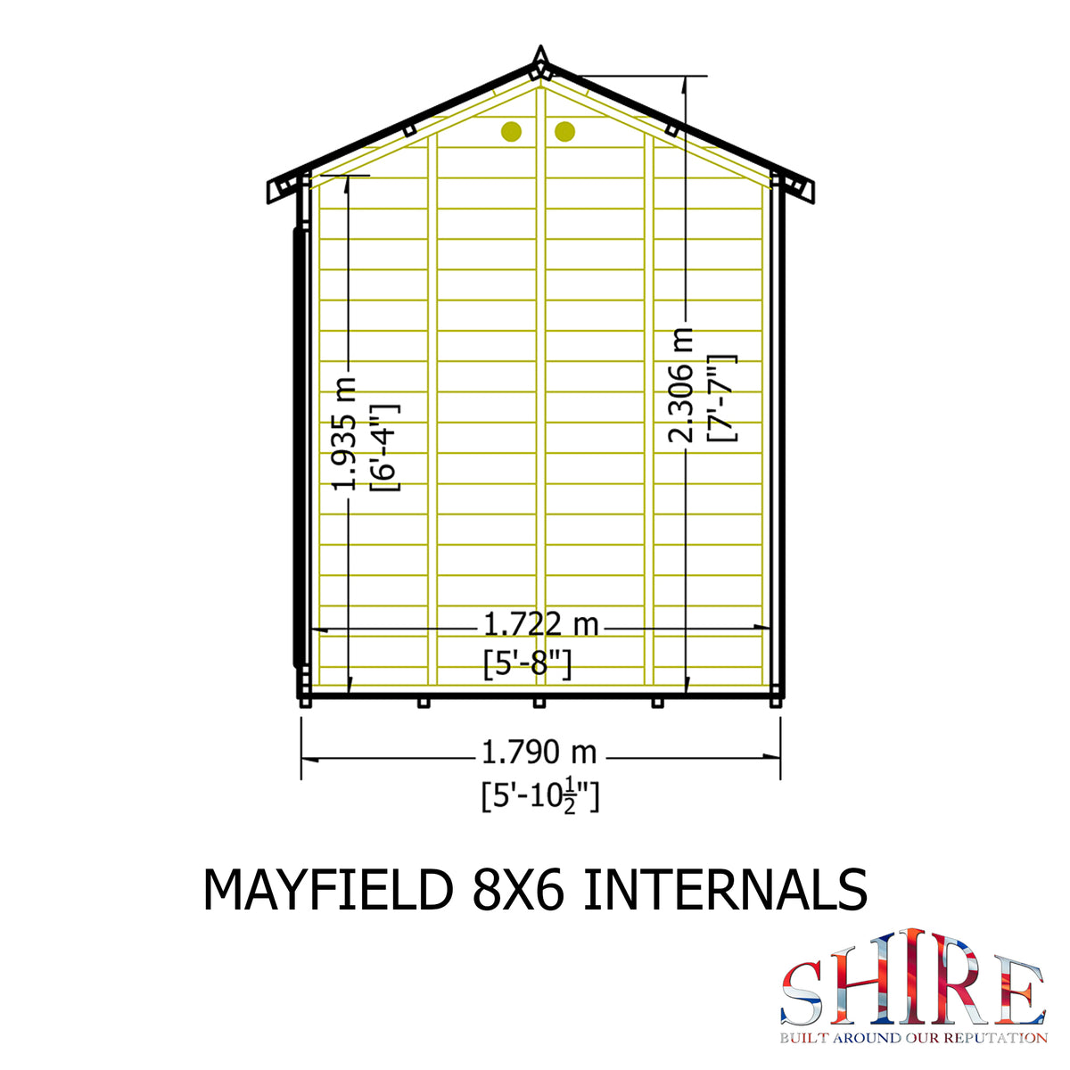 Shire Mayfield 8x6
