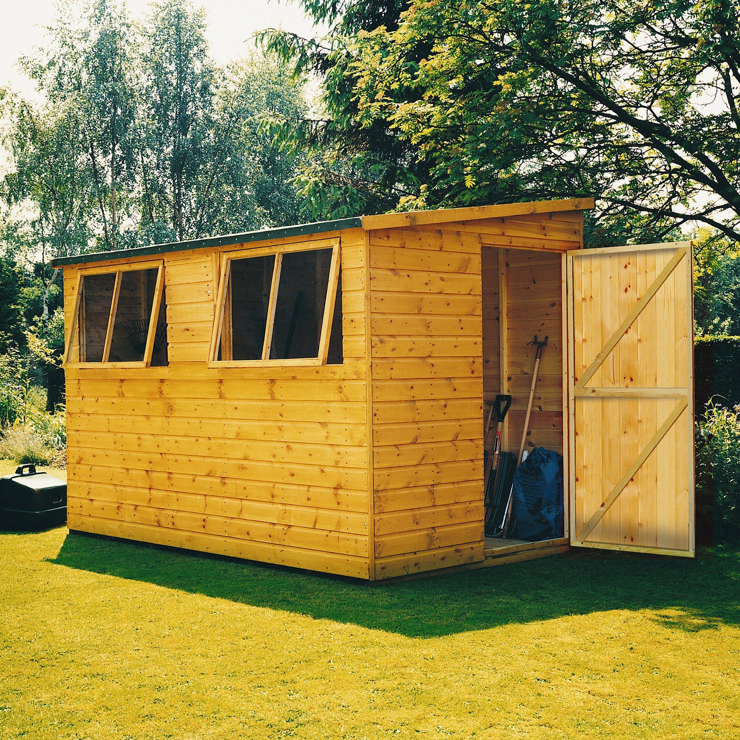 Shire Norfolk 9x6 Single Door Shiplap Style B