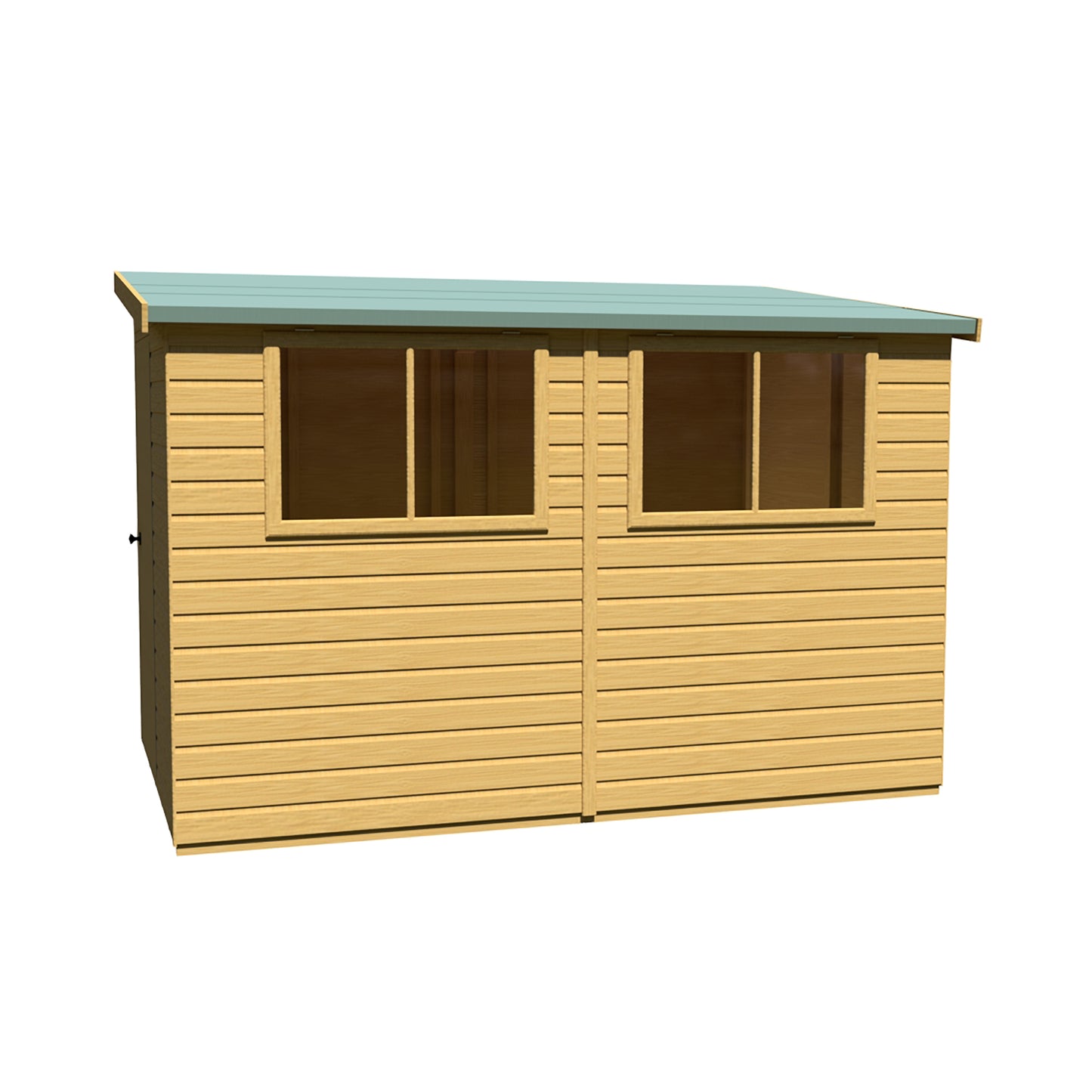Shire Norfolk 10x6 Single Door Shiplap Style A