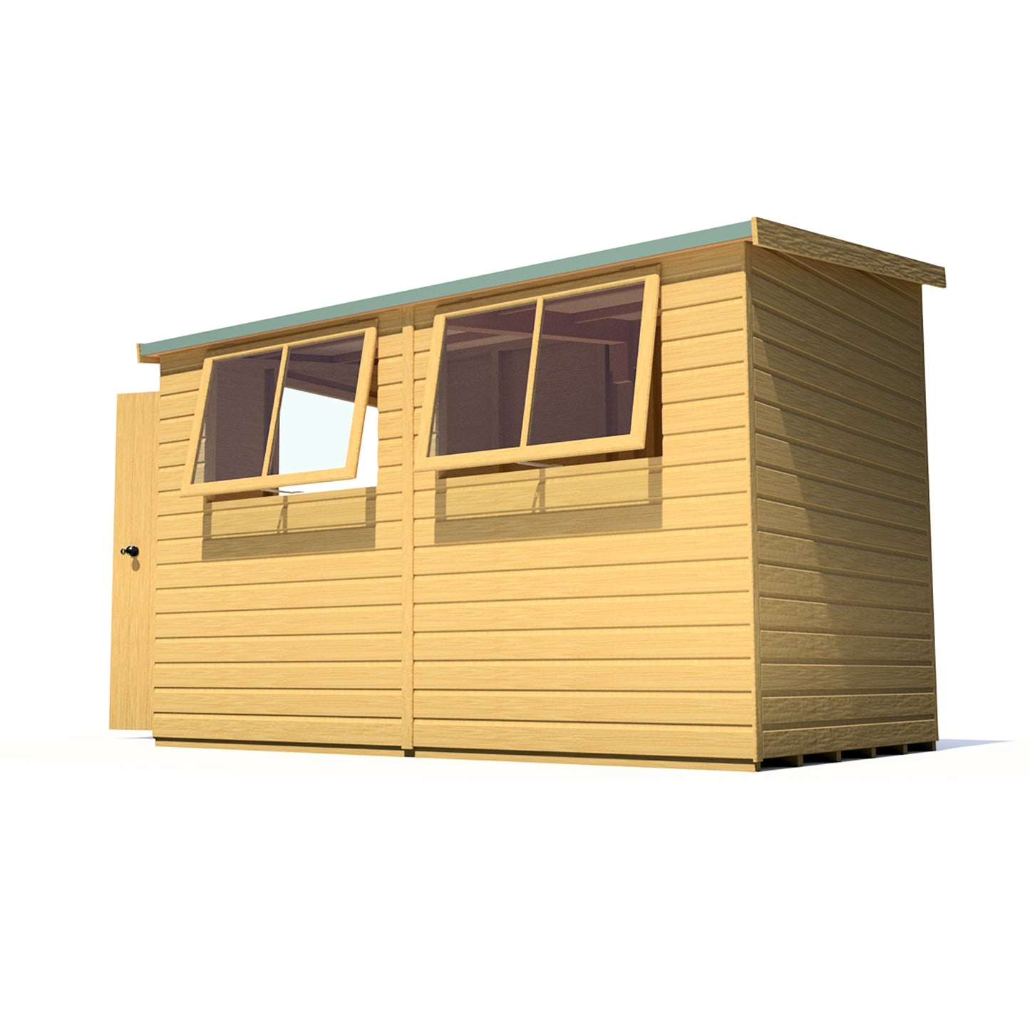 Shire Norfolk 10x6 Single Door Shiplap Style A