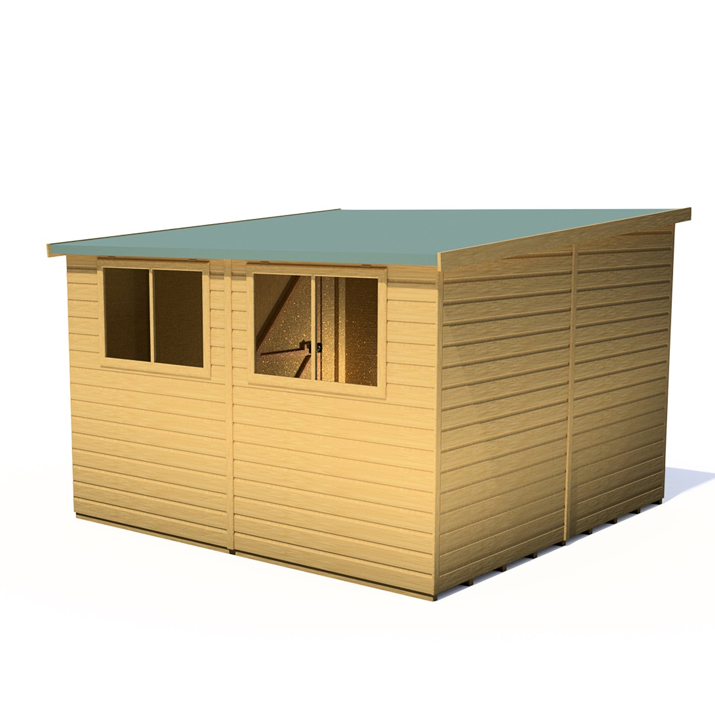 Shire Norfolk 10x10 Single Door Shiplap Style A