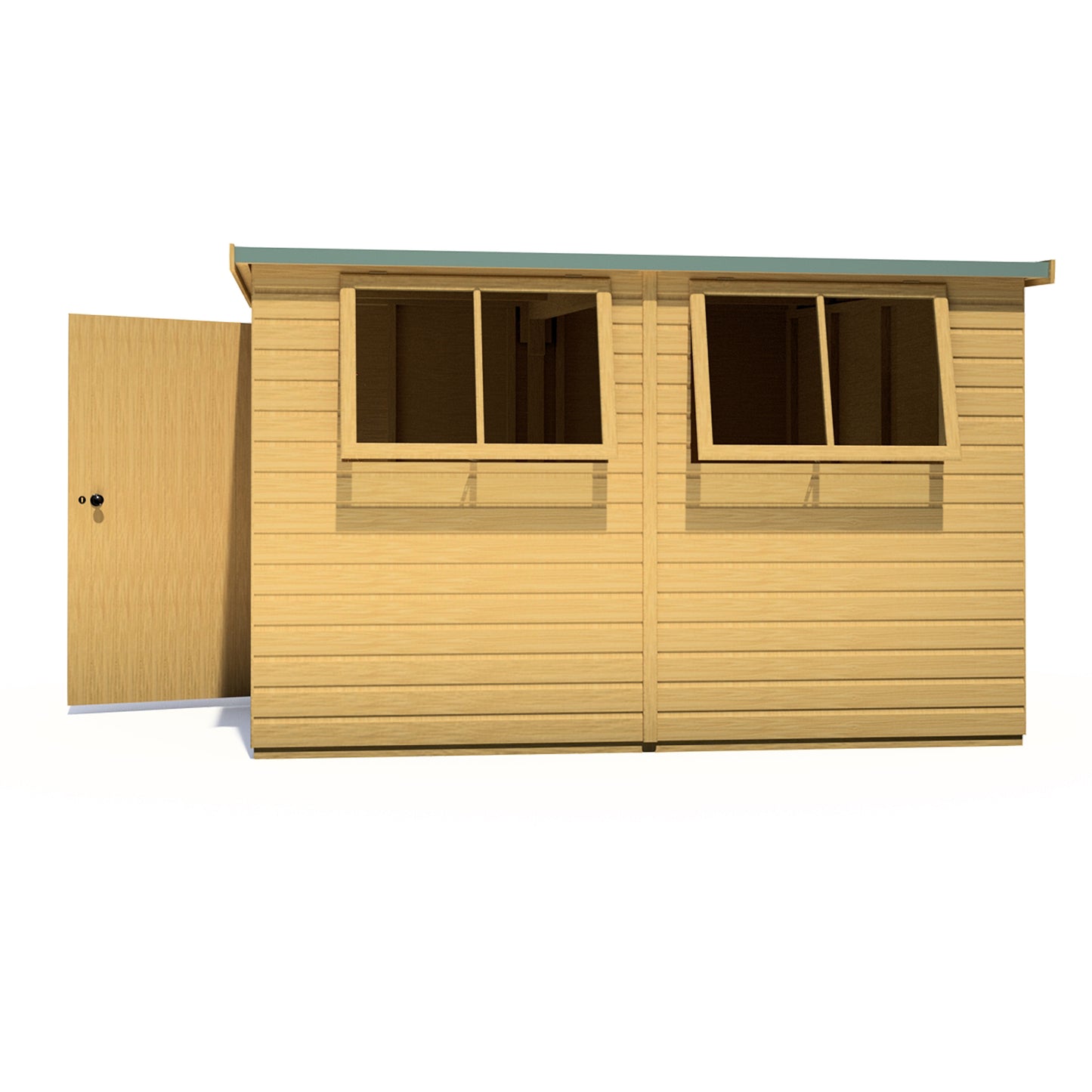 Shire Norfolk 10x10 Single Door Shiplap Style A