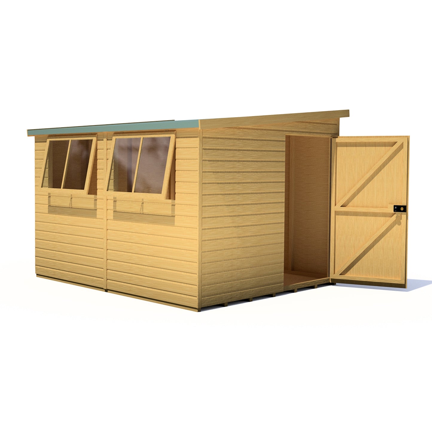 Shire Norfolk 10x8 Single Door Shiplap Style B