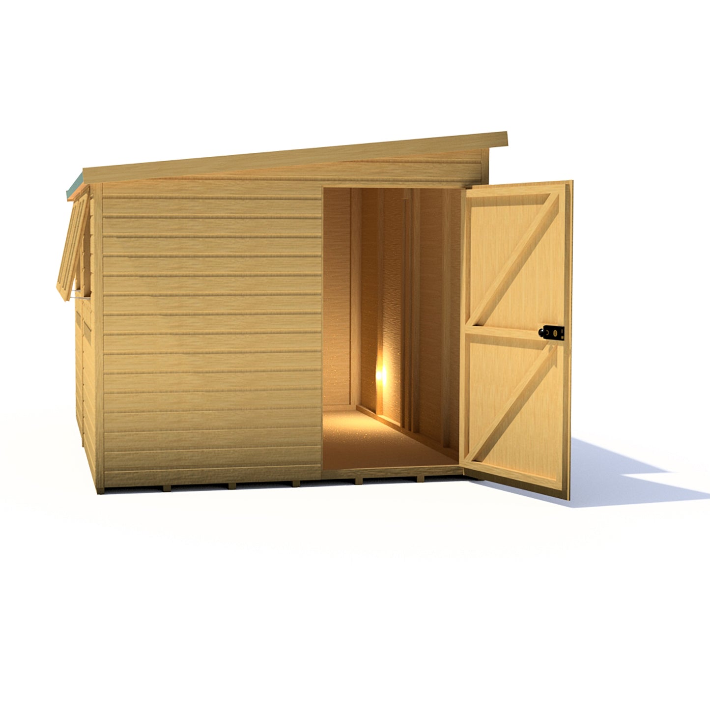Shire Norfolk 10x8 Single Door Shiplap Style B