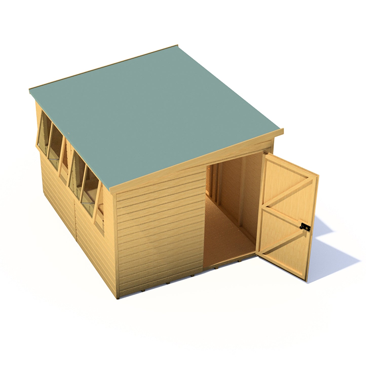 Shire Norfolk 10x8 Single Door Shiplap Style B