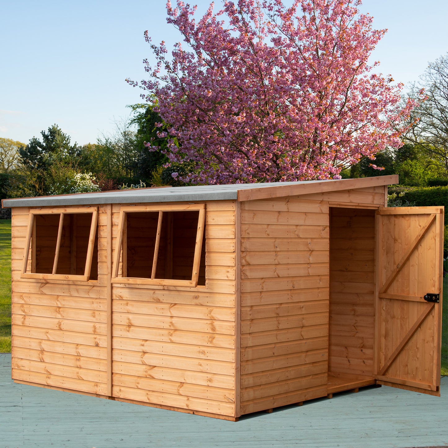 Shire Norfolk 10x8 Single Door Shiplap Style B