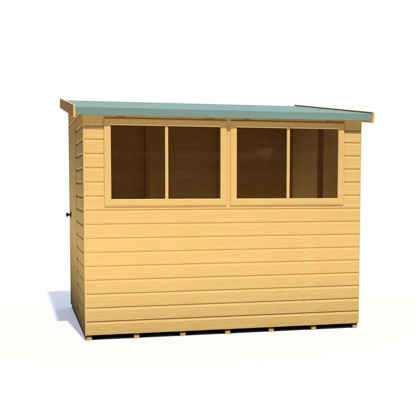 Shire Norfolk 8x6 Single Door Shiplap Style A