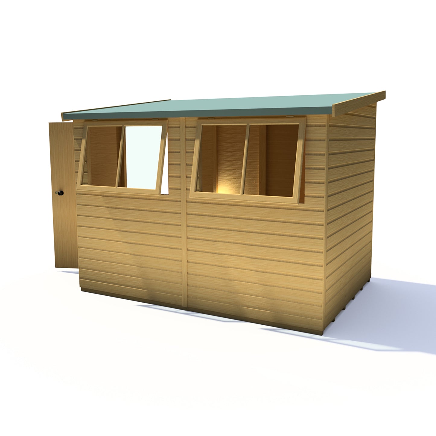 Shire Norfolk 9x6 Single Door Loglap Style A